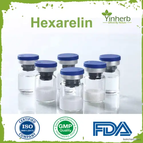 Body Building peptide Hexarelin worked by Yinherb Lab with 99% purity
