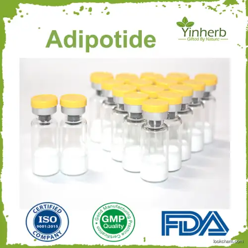 Yinherb Lab supply best quality peptide Adipotide raw powder and vials packing
