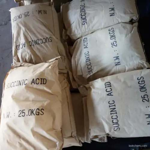 High Purity 99.5% in bulk supply Succinic Acid Preservative