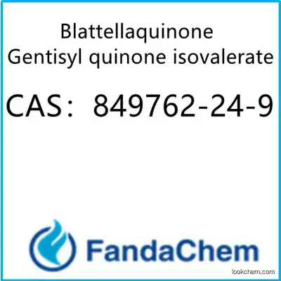 Blattellaquinone;Gentisyl quinone isovalerate;(3,6-Dioxocyclohexa-1,4-dien-1-yl)methyl 3-methylbutanoate,cas:849762-24-9 from fandachem