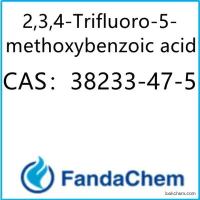 2,3,4-Trifluoro-5-methoxybenzoic acid  CAS：38233-47-5  from fandachem