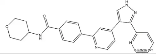 4-(4-(3-(Pyridin-2-yl)-1H-pyrazol-4-yl)pyridin-2-yl)-N-(tetrahydro-2H-pyran-4-yl)benzamide,452342-67-5