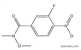 3-fluoro-N-methoxy-N-methyl-4-nitrobenzamide,863604-64-2