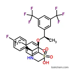 (2R,3S)-2-[(1R)-1-[3,5-bis(trifluoromethyl)phenyl]ethoxy]-3-(4-fluorophenyl)morpholine,4-methylbenzenesulfonic acid 200000-59-5