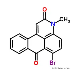 6-Bromo-3-methyl-3H-dibenz(f,ij)isoquinoline-2,7-dione                         81-85-6