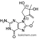 2-amino-9-((1S,4S)-3,4-dihydroxy-3-methyl-2-methylenecyclopentyl)-8-methoxy-1,9-dihydro-6H-purin-6-one