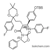 (S)-3-((R)-2-((S)-(4-((tert-butyldimethylsilyl)oxy)phenyl)((4-fluorophenyl)amino)methyl)-4-(2-(4-fluorophenyl)-5,5-dimethyl-1,3-dioxan-2-yl)butanoyl)-4-phenyloxazolidin-2-one