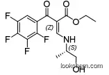Ethyl (S,Z)-3-((1-hydroxypropan-2-yl)amino)-2-(2,3,4,5-tetrafluorobenzoyl)acrylate