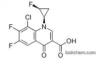 3-Quinolinecarboxylic acid, 8-chloro-6,7-difluoro-1-[(1R,2S)-2-fluorocyclopropyl]-1,4-dihydro-4-oxo- CAS:127199-27-3