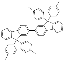 9,9,9',9'-Tetrakis(4-methylphenyl)-2,2'-bi-9H-fluorene Cas NO.: 854046-47-2CAS NO.: 854046-47-2
