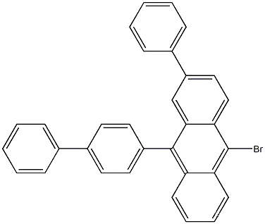 9([1,1`-biphenyl]-4-yl)-10-broMo-2-phenylanthracene-CAS NO.: 1195975-03-1
