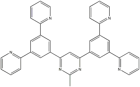 4,6-Bis(3,5-di(pyridin-2-yl)phenyl)-2-MethylpyriMidine 1266181-51-4CAS NO.: 1266181-51-4