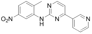 N-(2-Methyl-5-nitrophenyl)-4-(3-pyridyl)-2-pyrimidine-amine