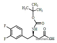 (R)-3-(tert-Butoxycarbonylamino)-4-(3,4-difluorophenyl)butanoic acid