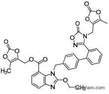 (5-methyl-2-oxo-1,3-dioxol-4-yl)methyl 2-ethoxy-1-((2'-(4-((5-methyl-2-oxo-1,3-dioxol-4-yl)methyl)-5-oxo-4,5-dihydro-1,2,4-oxadiazol-3-yl)-[1,1'-biphenyl]-4-yl)methyl)-1H-benzo[d]imidazole-7-carboxyla