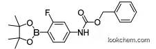 benzyl (3-fluoro-4-(4,4,5,5-tetramethyl-1,3,2-dioxaborolan-2-yl) phenyl)carbamate