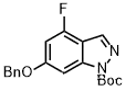 Tert-butyl 6-(benzyloxy)-4-fluoro-1H-indazole-1-carboxylate