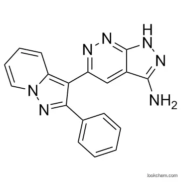 5-(2-phenylpyrazolo[1,5-a]pyridin-3-yl)-1H-pyrazolo[3,4-c]pyridazin-3-amine                          865362-74-9