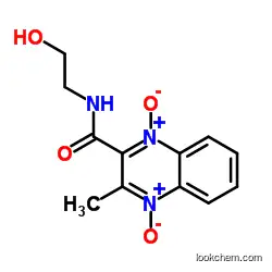 N-(2-hydroxyethyl)-3-methyl-4-oxido-1-oxoquinoxalin-1-ium-2-carboxamide  23696-28-8