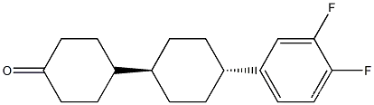 4-[4-trans-(3,4-Diflourphenyl)-cyclohexyl]-cyclohexanonCAS NO.: 147622-85-3