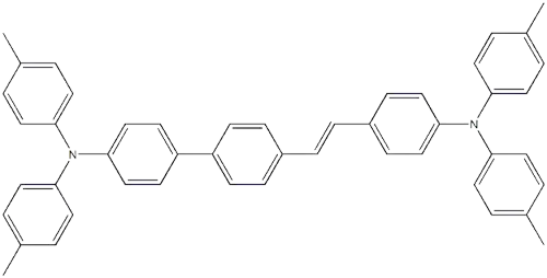 [1,1'-Biphenyl]-4-amine, 4'-[2-[4-[bis(4-methylphenyl)amino]phenyl]ethenyl]-N,N-bis(4-methylphe nyl)-CAS NO.: 885040-17-5