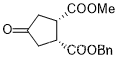 (cis)-1-benzyl 2-methyl 4-oxocyclopentane-1,2-dicarboxylate