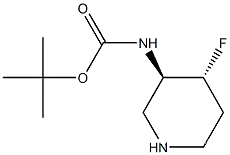 tert-butyl N-[(3R,4R)-4-fluoropiperidin-3-yl]carbamate        1052713-47-9