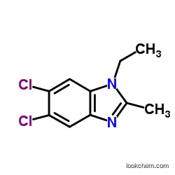 1-ethyl-2-methyl-5,6-dichlorobenzimidazole 3237-62-5