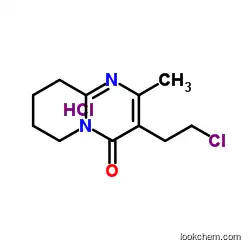 3-(2-Chloroethyl)-2-methyl-6,7,8,9-tetrahydro-4H-pyrido[1,2-a]pyrimidin-4-one hydrochloride 93076-03-0