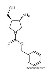 Benzyl cis-3-amino-4-(hydroxymethyl)-1-pyrrolidinecarboxylate 252770-09-5