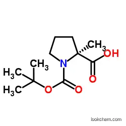 (2S)-2-methyl-1-[(2-methylpropan-2-yl)oxycarbonyl]pyrrolidine-2-carboxylic acid          103336-06-7