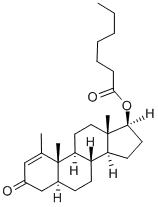 Androst-1-en-3-one,1-methyl-17-[(1-oxoheptyl)oxy]-, (5a,17b)-CAS NO.: 303-42-4