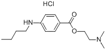 Benzoicacid, 4-(butylamino)-, 2-(dimethylamino)ethyl ester, hydrochloride (1:1)CAS NO.: 136-47-0