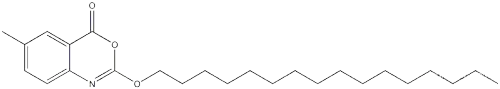 4H-3,1-Benzoxazin-4-one,2-(hexadecyloxy)-6-methyl-CAS NO.: 282526-98-1