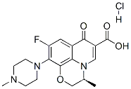7H-Pyrido[1,2,3-de]-1,4-benzoxazine-6-carboxylicacid, 9-fluoro-2,3-dihydro-3-methyl-10-(4-methyl-1-piperazinyl)-7-oxo-,hydrochloride (1:1), (3S)-CAS NO.: 177325-13-2
