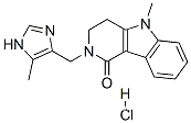 1H-Pyrido[4,3-b]indol-1-one,2,3,4,5-tetrahydro-5-methyl-2-[(4-methyl-1H-imidazol-5-yl)methyl]-,hydrochloride (1:1)CAS NO.: 122852-69-1