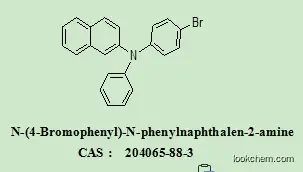 Competitive Manufacture WITH R&D team OLED Intermediates  N-(4-Bromophenyl)-N-phenylnaphthalen-2-amine  204065-88-3