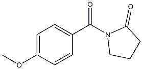 2-Pyrrolidinone,1-(4-methoxybenzoyl)-CAS NO.: 72432-10-1