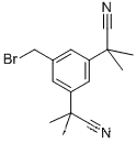 1,3-Benzenediacetonitrile,5-(bromomethyl)-a1,a1,a3,a3-tetramethyl-CAS NO.: 120511-84-4