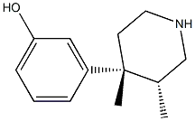 (3R,4R)-3,4-Dimethyl-4-(3-hydroxyphenyl)piperidineCAS NO.: 119193-19-0