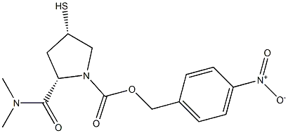 1-Pyrrolidinecarboxylicacid, 2-[(dimethylamino)carbonyl]-4-mercapto-, (4-nitrophenyl)methyl ester,(2S-cis)-CAS NO.: 96034-64-9