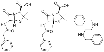Benzathine benzylpenicillinCAS NO.: 1538-09-6