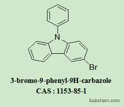 Competitive manufacture and R&D team of OLED Intermediates 3-bromo-9-phenyl-9H-carbazole   1153-85-1