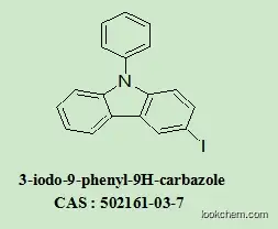 Competitive manufacture and R&D team of OLED Intermediates 3-iodo-9-phenyl-9H-carbazole 502161-03-7