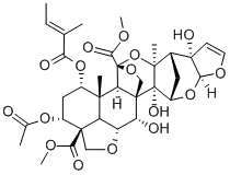 1H,7H-Naphtho[1,8-bc:4,4a-c']difuran-5,10a(8H)-dicarboxylicacid,10-(acetyloxy)octahydro-3,5-dihydroxy-4-methyl-8-[[(2E)-2-methyl-1-oxo-2-buten-1-yl]oxy]-4-[(1aR,2S,3aS,6aS,7S,7aS)-3a,6a,7,7a-tetrahydr