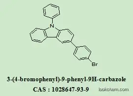 Competitive manufacture and R&D team of OLEDIntermediates 3-(4-bromophenyl)-9-phenyl-9H-carbazole 1028647-93-9