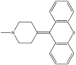 Piperidine,1-methyl-4-(9H-thioxanthen-9-ylidene)-CAS NO.: 314-03-4