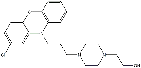 1-Piperazineethanol,4-[3-(2-chloro-10H-phenothiazin-10-yl)propyl]-CAS NO.: 58-39-9