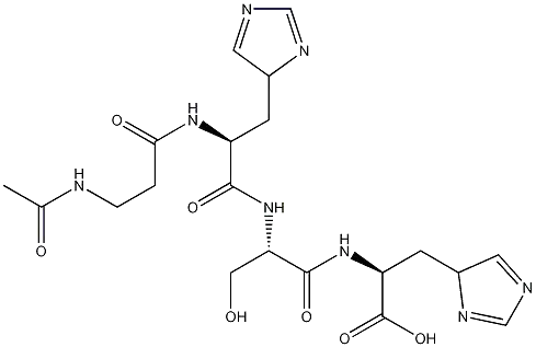 N-Acetyl-beta-alanyl-L-histidyl-L-seryl-L-histidineCAS NO.: 820959-17-9