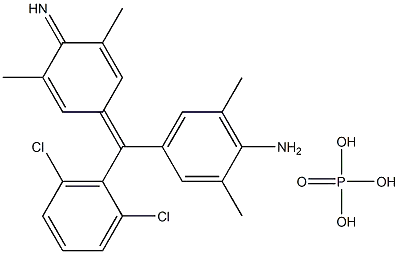4-[(2,6-dichlorophenyl)(4-imino-3,5-dimethylcyclohexa-2,5-dien-1-ylidene)methyl]-2,6-xylidine phosphate (1:1)CAS NO.: 74578-10-2